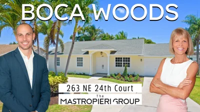 Boca Woods Boca Raton Property Tour | 263 NE 24th Ct